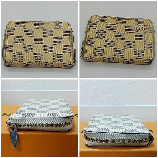 LOUIS VUITTON(ルイヴィトン)の【良品】ルイヴィトン ダミエ　アズール　ジッピーコインパース　財布 レディースのファッション小物(財布)の商品写真