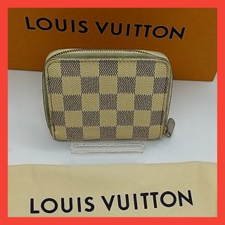 ルイヴィトン(LOUIS VUITTON)の【良品】ルイヴィトン ダミエ　アズール　ジッピーコインパース　財布(財布)