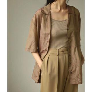 トゥデイフル(TODAYFUL)のTODAYFUL Silk Boyfriend Shirts ボーフレンドシャツ(シャツ/ブラウス(半袖/袖なし))