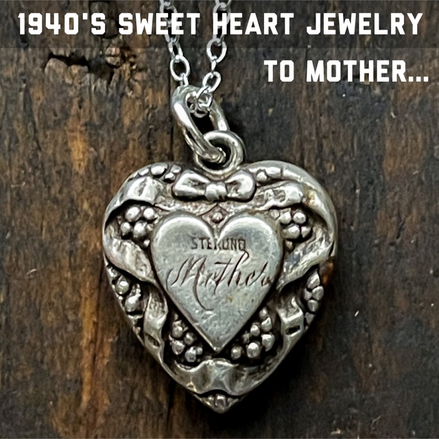 40s スウィートハートジュエリー パフィーハート mother マザー ネーム-