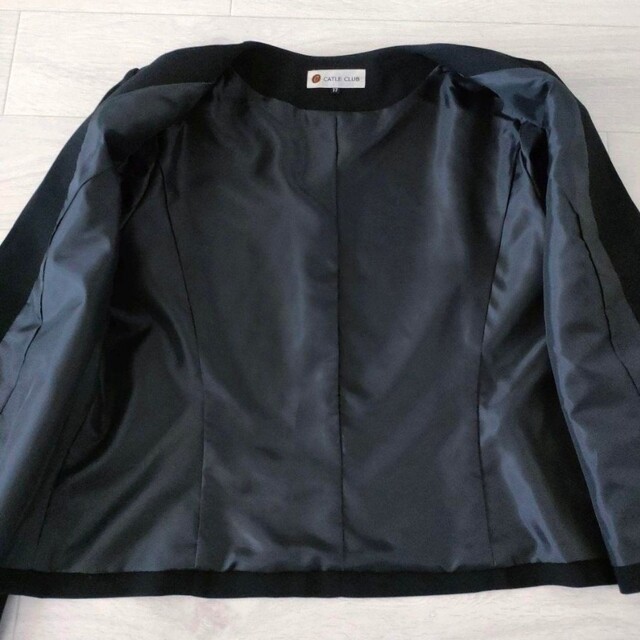 大きいサイズ 17号 CATLE CLUB ブラックフォーマル 高級礼服 喪服 レディースのフォーマル/ドレス(礼服/喪服)の商品写真