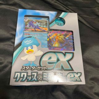 ポケモン(ポケモン)のポケモンカードゲームスカーレット&バイオレット　クワッス&ミミッキュex(Box/デッキ/パック)