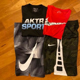 ナイキ(NIKE)のNIKE、AKTR Tシャツ、バスパン　4枚セット(その他)