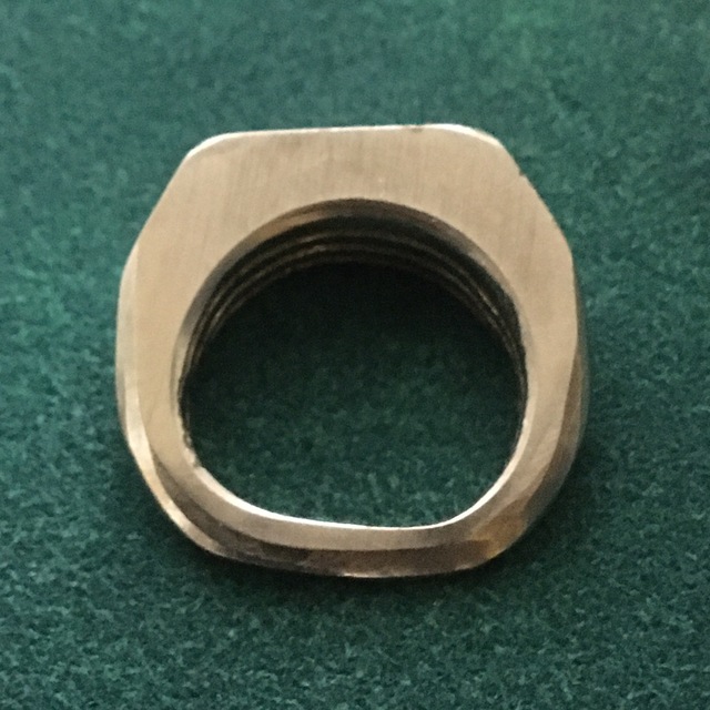 シルバーリング　印台 メンズのアクセサリー(リング(指輪))の商品写真
