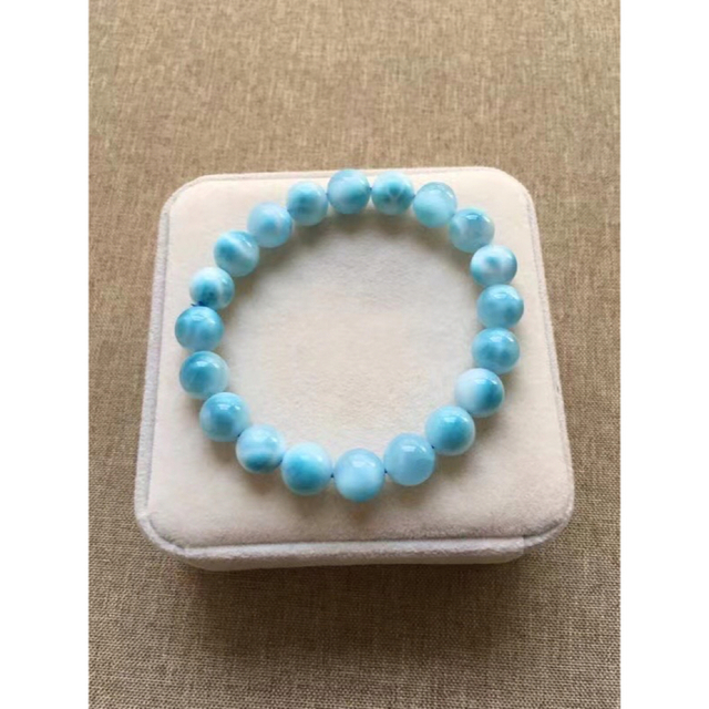 ⭐︎【天然】ラリマー ブレスレット 12.4mm - ブレスレット ⭐︎【天然】ラリマー ブレスレット 12.4mm - ブレスレット