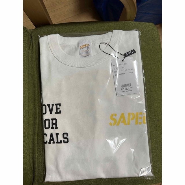 新品　SAPEur LOVE FOR LOCALS Tokyo限定　XLホワイト メンズのトップス(Tシャツ/カットソー(半袖/袖なし))の商品写真