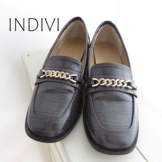 インディヴィ(INDIVI)のINDIVI　インディヴィ　パンプス　ローファー　２３．５センチ(ハイヒール/パンプス)