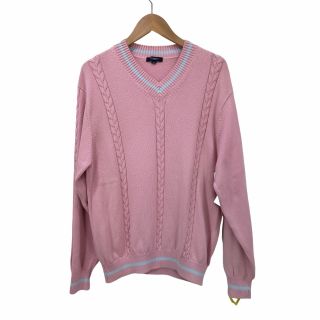 BURBERRY - BURBERRY LONDON(バーバリーロンドン) リブデザインVネック