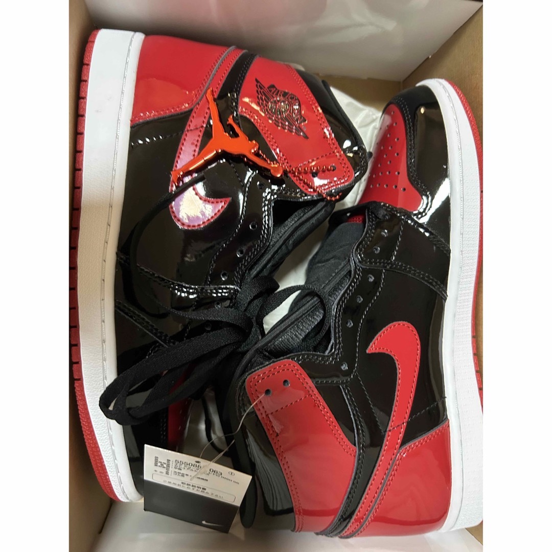 新品Nike Air Jordan 1 High OG "Patent Bred メンズの靴/シューズ(スニーカー)の商品写真