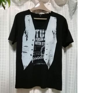 ミッシェルクランオム(MICHEL KLEIN HOMME)のミシェルクランオム　美品Vネック半袖Tシャツ(Tシャツ/カットソー(半袖/袖なし))