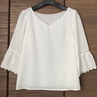 プロポーションボディドレッシング(PROPORTION BODY DRESSING)のプロポーション　袖フリルシフォンブラウス　他1枚(シャツ/ブラウス(長袖/七分))