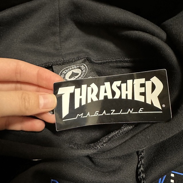 【新品未使用】THRASHER スラッシャー パーカーブラック サンフランシスコ