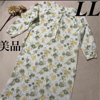 大特価セール中　Lion Hart 大阪杉本💞花柄パジャマ　寝巻き　LL 即発送(パジャマ)