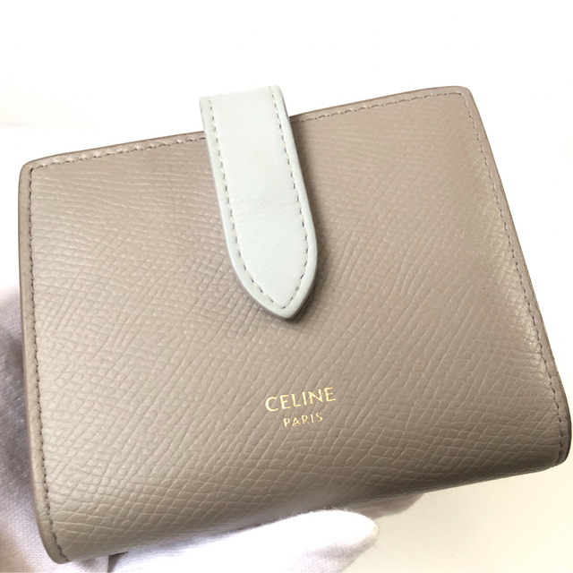 【美品】CELINE セリーヌマルチファクションストラップ　セリーヌ財布