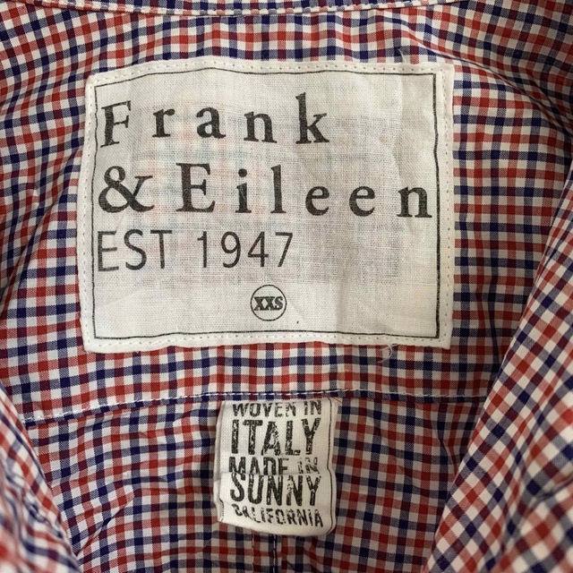 Frank&Eileen(フランクアンドアイリーン)の【美品】Frank&Eileen フランク&アイリーン BARRYチェックシャツ レディースのトップス(シャツ/ブラウス(長袖/七分))の商品写真