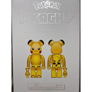 BE@RBRICK ピカチュウ GOLD CHROME 100％ & 400％(その他)