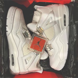 ナイキ(NIKE)のAIR JORDAN 4 RETRO WHITE(スニーカー)