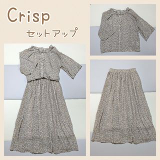 クリスプ(Crisp)のCrisp 花柄シフォンセットアップ(セット/コーデ)