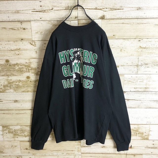 hystericglamour ヒステリックグラマー ロングtシャツ ビックロゴ hystericglamour ヒステリックグラマー ロングtシャツ ビックロゴ
