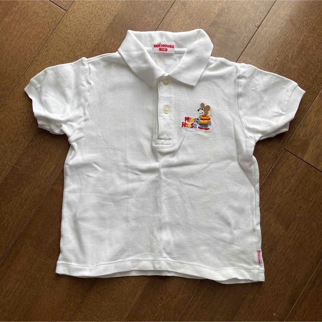 mikihouse(ミキハウス)のミキハウス ポロシャツ 半袖 キッズ/ベビー/マタニティのキッズ服男の子用(90cm~)(Tシャツ/カットソー)の商品写真