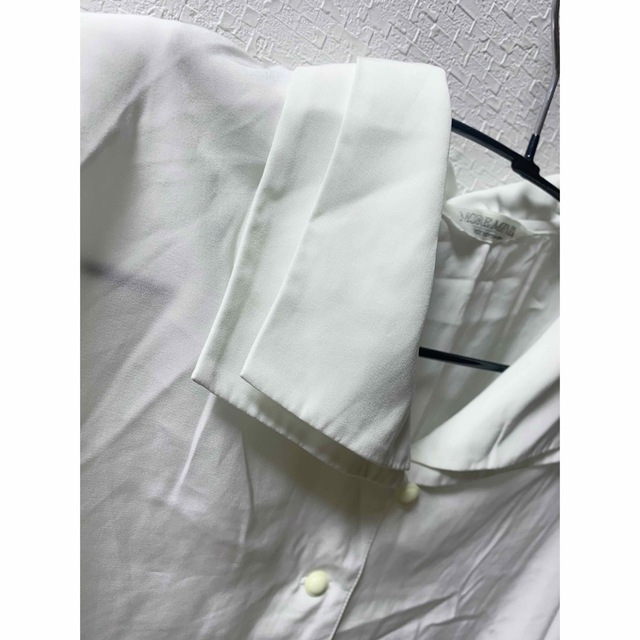 【5／3まで即日発送】おしゃれ白シャツ レディースのトップス(Tシャツ(長袖/七分))の商品写真
