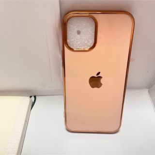 iPhone12mini スマホケース　サーモンピンク(iPhoneケース)