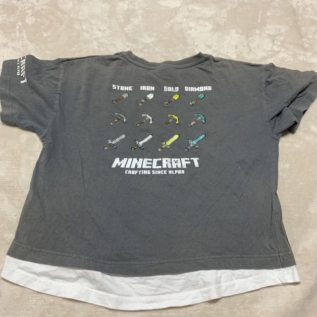 MINECRAFT キッズTシャツ2枚セット キッズ/ベビー/マタニティのキッズ服女の子用(90cm~)(Tシャツ/カットソー)の商品写真