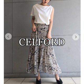 セルフォード(CELFORD)の【新品未使用】 CELFORD アシンメトリートップス 38 白(Tシャツ(半袖/袖なし))