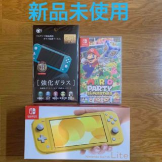 ニンテンドースイッチ(Nintendo Switch)の【新品未使用】Switch light  マリオパーティー　フィルム(家庭用ゲーム機本体)