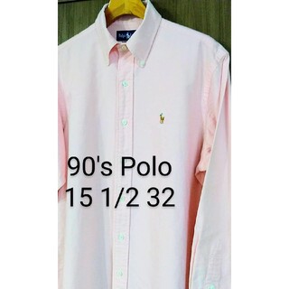 ポロラルフローレン(POLO RALPH LAUREN)の90'sポロラルフローレン オックスフォードシャツ ポニー刺繍(シャツ)