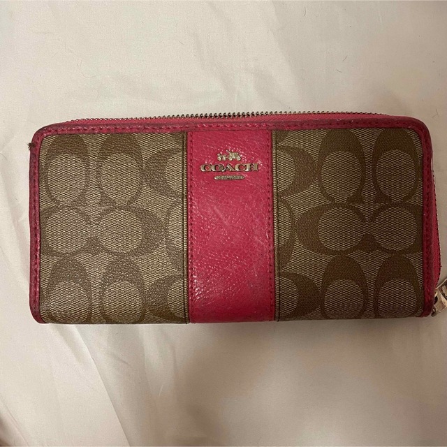 COACH(コーチ)の【特化】coach 長財布　ピンク　コーチ　財布 レディースのファッション小物(財布)の商品写真