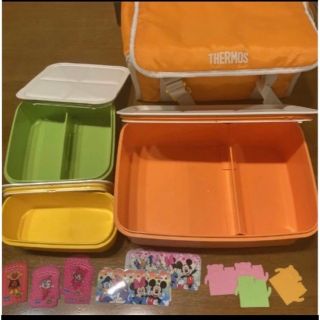 サーモス　ファミリーフレッシュランチボック＆バランつき　運動会、ピクニック(弁当用品)