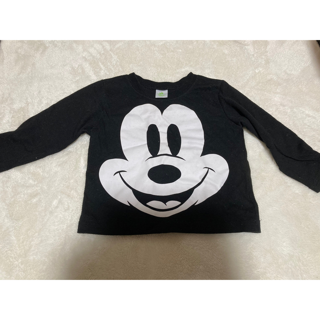 ミッキー ロンT 長袖Tシャツ 黒 ディズニー 90サイズの通販 by ミッキー ロンT 長袖Tシャツ 黒 ディズニー 90サイズの通販 by