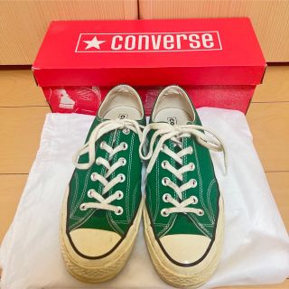 チャックテイラー(CHUCK TAYLOR)の希少 コンバース CT70 チャックテイラー オールスター グリーン(スニーカー)