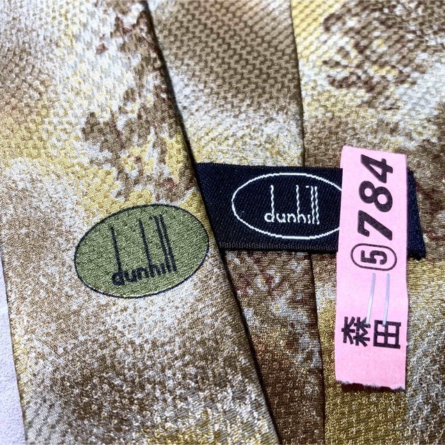 Dunhill(ダンヒル)のダンヒル dunhill ネクタイ クリーニング済み イエロー メンズのファッション小物(ネクタイ)の商品写真