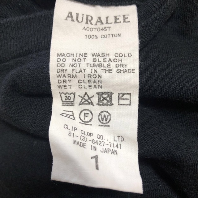 【早い者勝ち】AURALEEオーラリーSEAMLESS CREWNECK TEE 4