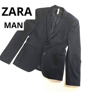 ザラ(ZARA)のZARA MAN ザラマン☆ジャケット☆M〜L 黒　ブラック(テーラードジャケット)