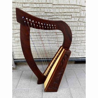 ベイビーハープ アイリッシュハープ 12弦 木製 弦楽器の通販 by け