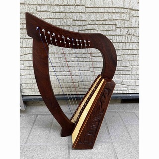 ベイビーハープ アイリッシュハープ 12弦 木製 弦楽器(その他)