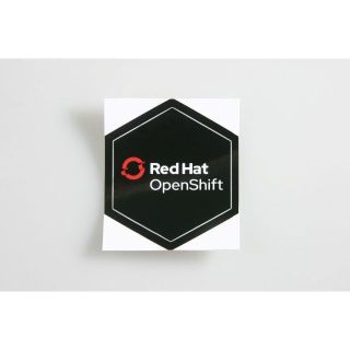 非売品 レッドハット redhat ロゴ ノベルティ ステッカー(その他)