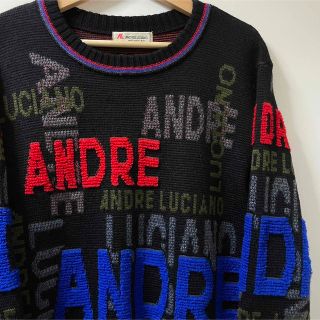 アンドレルチアーノ(ANDRE LUCIANO)の【ANDRE LUCIANO】VINTAGE アンドレルチアーノ ニット レトロ(ニット/セーター)