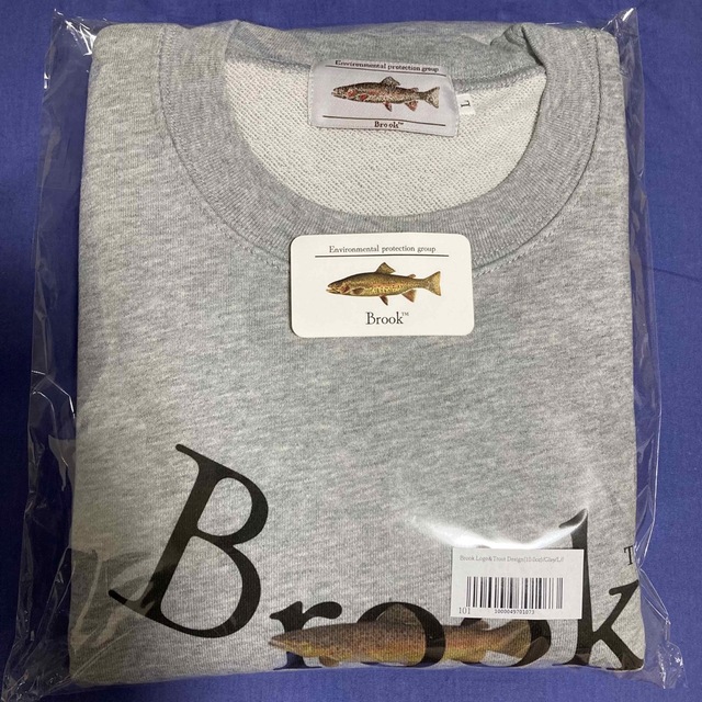 Brook Logo&Trout Design ブルック スウェット 売れ筋介護用品も