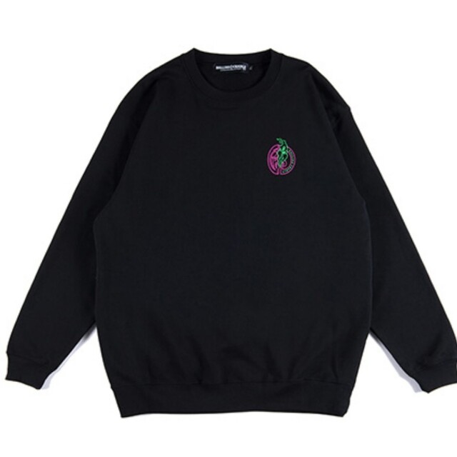 ROLLING CRADLE(ローリングクレイドル)の【美品】ロリクレ スウェット  OBAKE CREWNECK おばけ 黒 レディースのトップス(トレーナー/スウェット)の商品写真