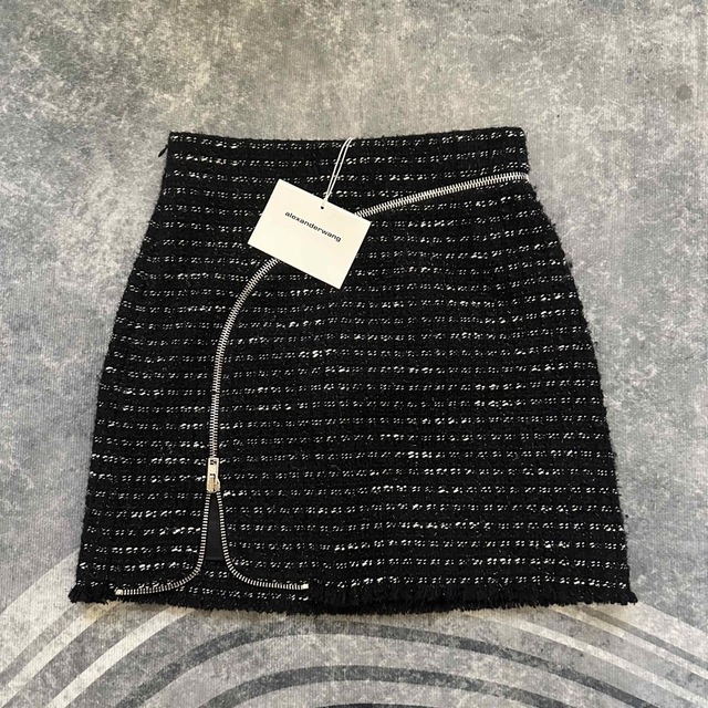 Alexander Wang - 【新品】Alexander Wang スカート ツイード 黒