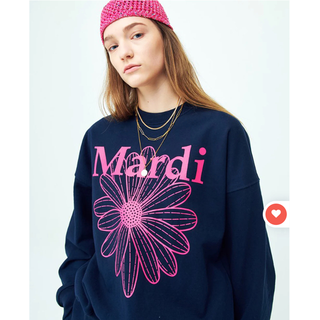 値段交渉可！Mardi Mercredi スウェット ネイビー レディースのトップス(トレーナー/スウェット)の商品写真