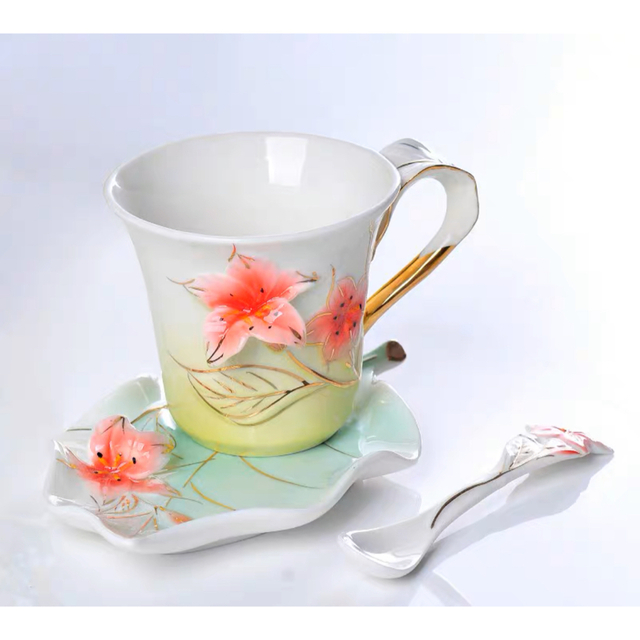 ティー・コーヒーカップセット ☆カップ＆ソーサー2客セット