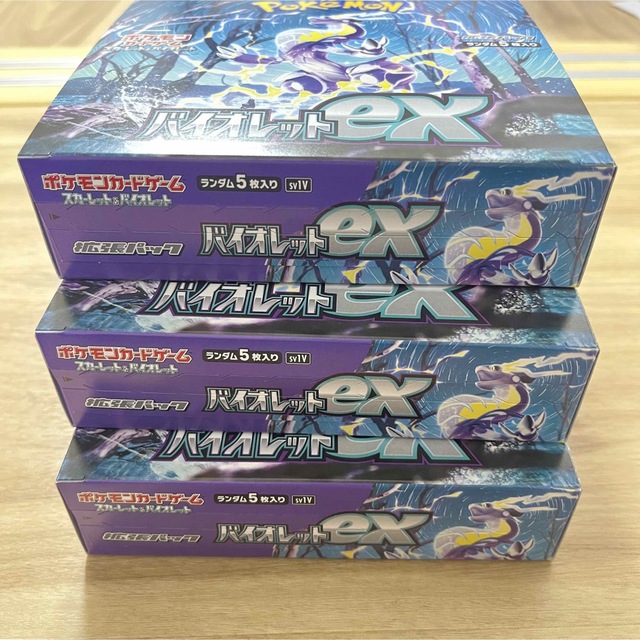 ポケモンカード バイオレットex BOX ボックス 新品未開封 ポケカ SVの ...