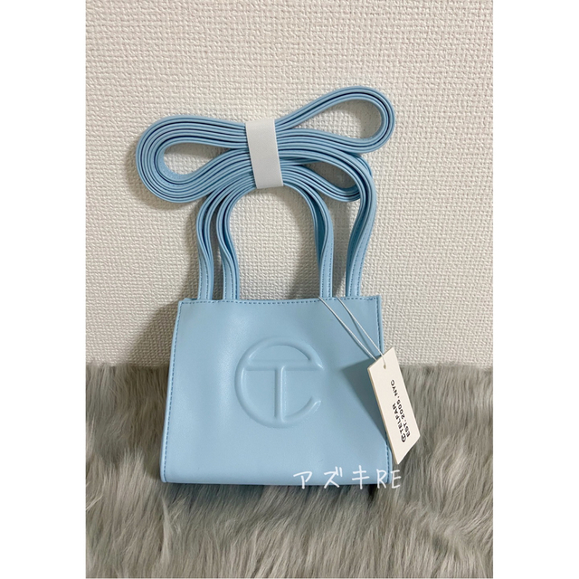 テルファー Telfar マイクロミニ ショッピングバッグ ブルーの通販 by
