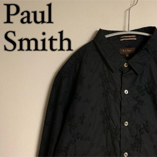 ポールスミスコレクション(Paul Smith COLLECTION)の【美品】Paul Smith Collection 花柄　刺繍　デザイン　シャツ(シャツ)