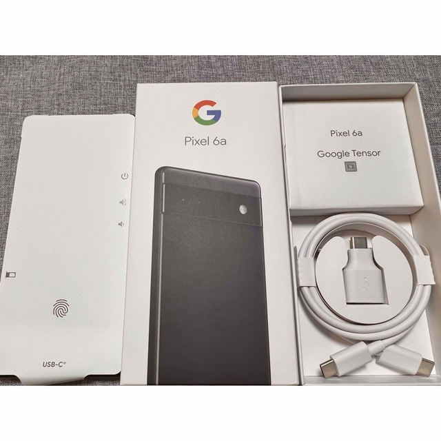 Google Pixel(グーグルピクセル)のお値下げ　新品未使用　pixel6a 128GB チャコール スマホ/家電/カメラのスマートフォン/携帯電話(スマートフォン本体)の商品写真